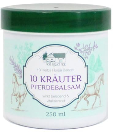 1 x 10 Herbes Cheval Baume 250 ml – Allgäu