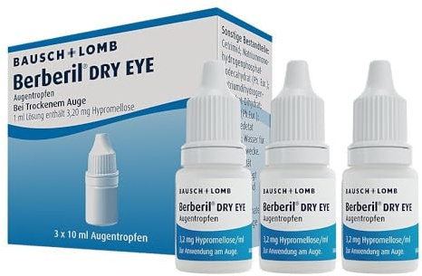 BERBERIL Dry Eye Augentropfen 3X10 ml