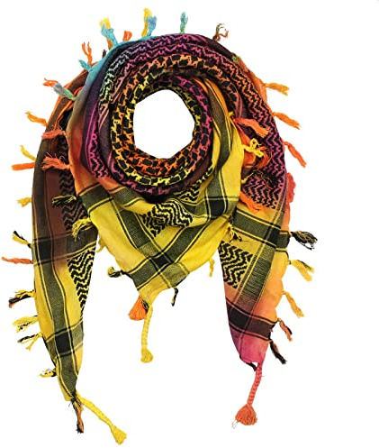 Superfreak Palituch - multicolor bunt - 10+ Farben - Pali Palästinenser Arafat Tuch - 100% Baumwolle