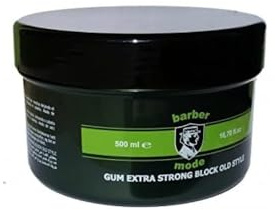 Raywell Barber Mode Styling Gum Haargel - starker Halt - 500 ml - Made in Italien