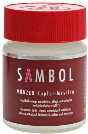 Detergente per Monete e Gioielli, per Rame/Ottone, 250 ml di Contenuto