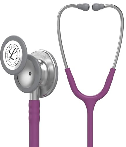 3M Littmann Fonendoscopio para monitorización Classic III, tubo color ciruela, 68,5 cm, 5831