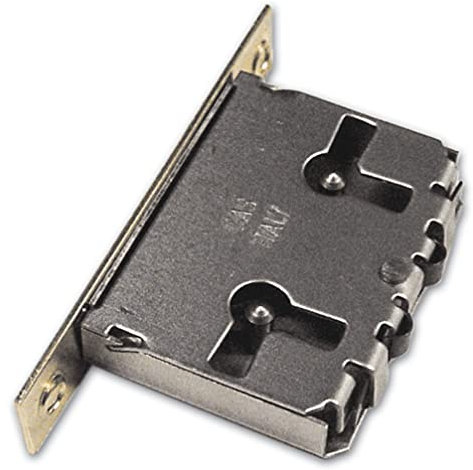 Serratura da Infilare Bordo Quadro in Ottone Meroni Art.53 Mis. 50mm Front.12 mm