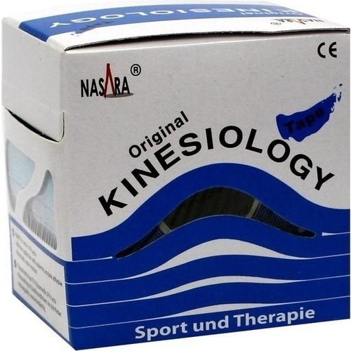 NASARA Kinesiologie Tape 5 cmx5 m blau 1 St