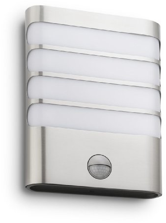 Philips myGarden LED Wandleuchte Raccoon, 4W,Edelstahl