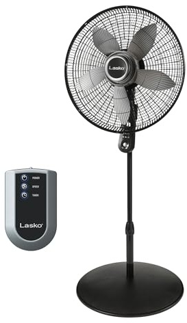Lasko Oscillating Pedestal Fan - 20 - S20620 - Black