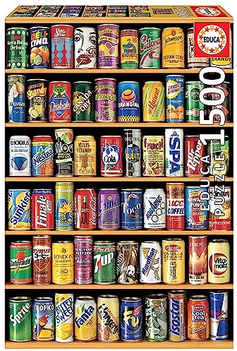 Educa - Puzzle de 1500 Piezas para Adultos | Latas. Incluye Pegamento Fix Puzzle. A Partir de 14 años (14446)