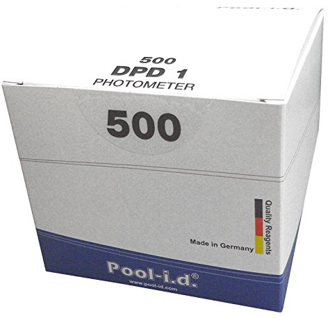 500 DPD1 Tabletten für Photometer - elektronische Testgeräte - PoolScan® von mediPOOL, 50 Streifen a`10 Tabletten