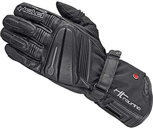 Held Wave Gore-Tex X-Trafit Motorrad Handschuhe, schwarz/grau, 9 (L)