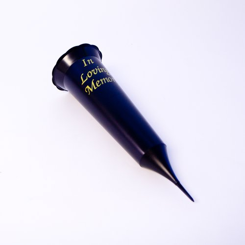In Loving Memory Grave Vase with Ground Spike