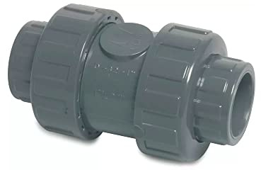 PVC-U - Klebefitting Rückschlagventil- 50mm- federbelastet