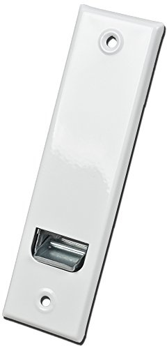 Metall-Abdeckplatten - versch. Lochabstände und Farben (LA: 185 mm, weiß)