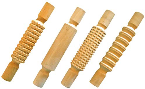 EDUPLAY 220010 Knetrollenstempel (4-teilig)
