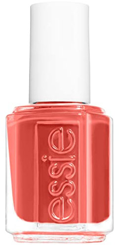 essie Nagellack Gel Effekt Orange Rot ohne UV chubby cheeks Nr. 70 / Ultra deckender Farblack in cremigem Korall 1 x 13,5 ml