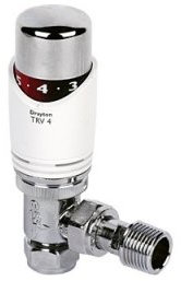 Drayton TRV4 Thermostatic Radiator Valve 15mm Chrome with Chrome Head