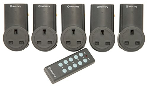 Remote Control Mains Socket Adaptors - Set of 5