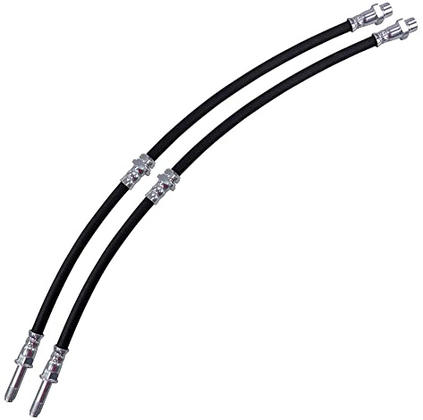 BESTPRICE 2x Bremsschlauch hinten Kompatibel mit BMW 3 (E46), 3 Compact (E46), 3 Cabriolet (E46), 3 Touring (E46), 3 Coupe (E46)