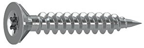 Dresselhaus 0/1139/001/3,5/20/ /03 JD-79-Universalschraube mit Senkkopf und Fräsrippen, I-Stern und Vollgewinde, galvanisch verzinkt, 3,5 x 20 mm, 3,5 x 20, 1000 Stück