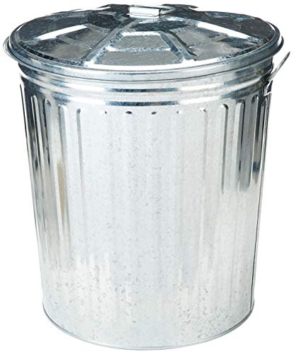 Linea Garden Friend B1219635 Bidone zincato, 62 Litri