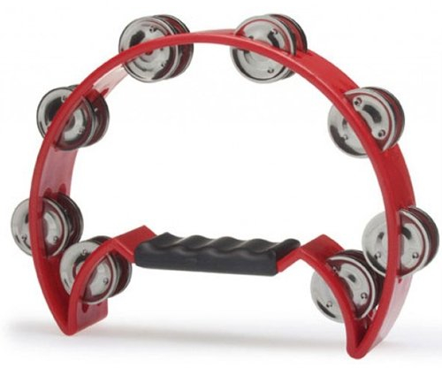 A-Star TAB-2 Schellenring Tambourin Halbmond - Rot