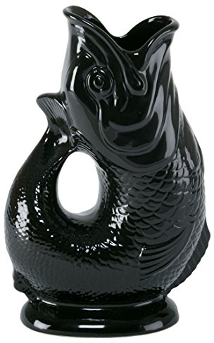 Cruche Gluggle, Céramique, noir, CL