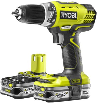 Ryobi RCD 18022 L (2x1,5 Ah Li+) Cordless Drill Driver