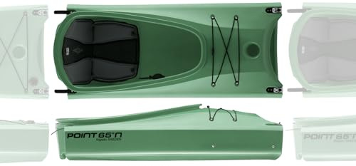 Point 65 Mercury Extra Element Mittelteil Modul Kajak aus Solo Wird Tandem, Farbe:Dunkelgrün