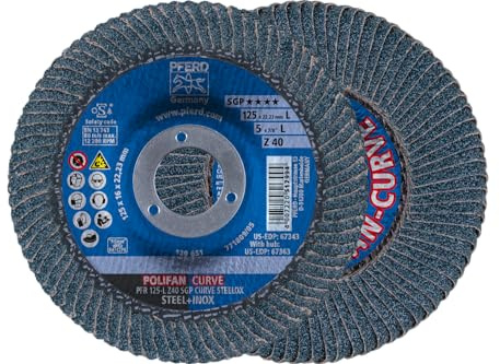 Pferd 67689062 PolifanPFR 125 Z 40 SGP-Curve L