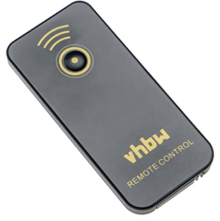 vhbw telecomando per scatto a distanza IR compatibile con Nikon D3000, D3200, D3400, D40, D40x, D50, D5000, D5100, D5200, D60, D600, D70 fotocamera