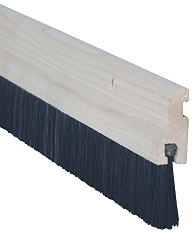 STORMGUARD Door Brush Strip Draught Excluder - Wood