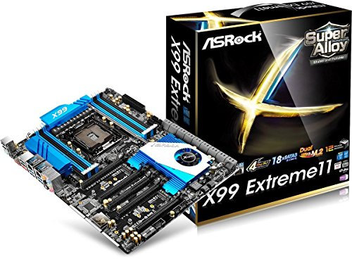 Asrock 2011 X99 Extreme11 Scheda Madre, Nero