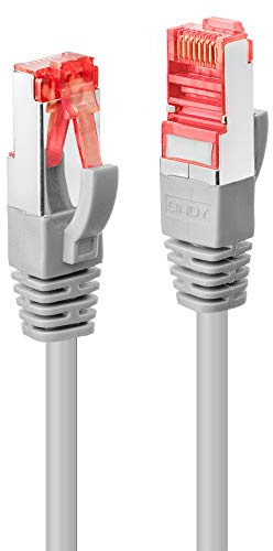LINDY 47708 10m Cat.6 S/FTP Netzwerkkabel, grau