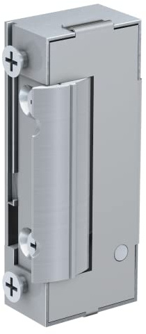 BASI | Elektrischer Türöffner | Universell für DIN rechts und links Türen | Ohne mechanische Entriegelung | 10-24 Volt | Extra Flache Bauform 16,5 mm