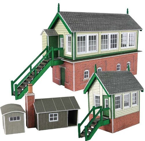 PN133 N Gauge Signal Box Set by Metcalfe