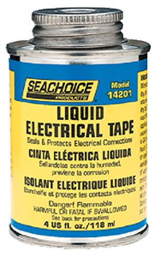 Líquido Cinta Aislante (tamaño: 4 0z. (113 G) color: negro) por productos Seachoice
