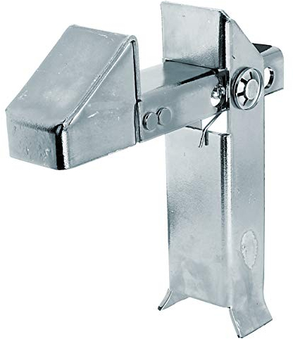 Alberts 137502 Torfeststeller | zum Einbetonieren, mit Feder | galvanisch blau verzinkt | Höhe 200 mm