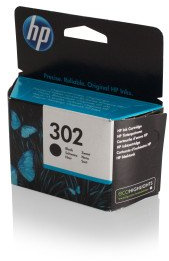1x HP DeskJet 3630 Original Tinte F6U66AE / Schwarz