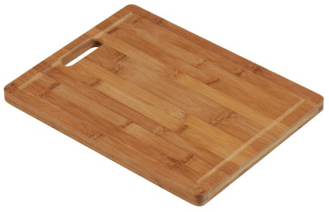 Premier Housewares Chopping Board with Handle, 34 x 26 cm - Bamboo