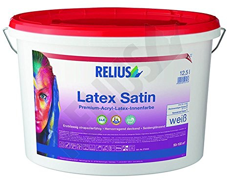 Relius Latex Satin ELF, weiß, 6 Ltr.