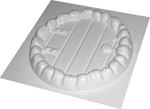 Round Fairy Door Garden Concrete Mould abs Plastic Mold