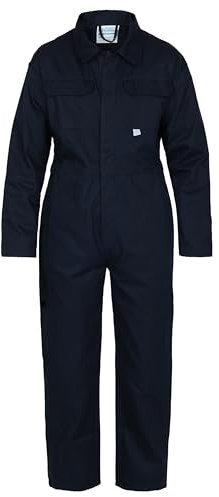 Fort 333 Tearaway Junior Coverall Boilersuit, Navy, 5-6 Age