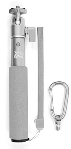 Xsories - Perche Selfie Stick extensible Monopod téléscopique U-SHOT - Argent