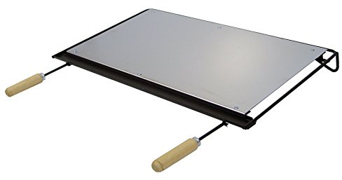 Imex El Zorro Grillplatte, Edelstahl, 68 x 41 cm, grau, 71635
