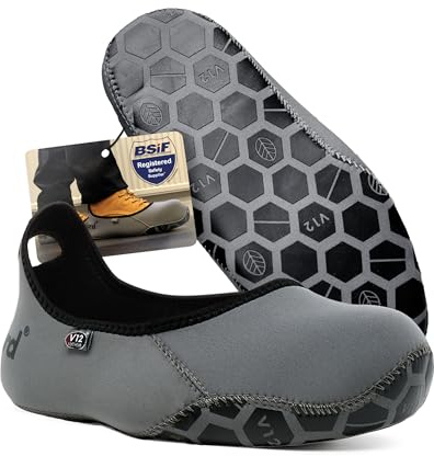 V12 V1503 MukGuard, couvre-chaussure en néoprène antidérapant réutilisable, XL (11/12), gris