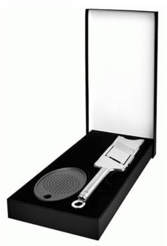 RÖSLE Gourmethobel, Hochwertiger Hobel für Trüffel, feine Pilze, Parmesan oder Radieschen, stufenlos verstellbar, Edelstahl 18/10, Rundgriff mit Aufhängeöse, inkl. Restehalter, Geschenkverpackung | Hochwertiger Hobel für Trüffel, feine Pilze, Parmesan oder Radieschen, stufenlos verstellbar, Rundgriff mit Aufhängeöse