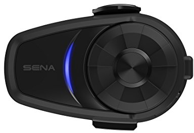 Sena 10S-01D Motorcycle Bluetooth Headset Communication System (Dual Pack), Black
