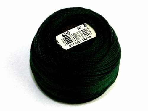 DMC Baumwolle Perle Gewinde Größe 8 500 – Pro 10 Gramm Ball