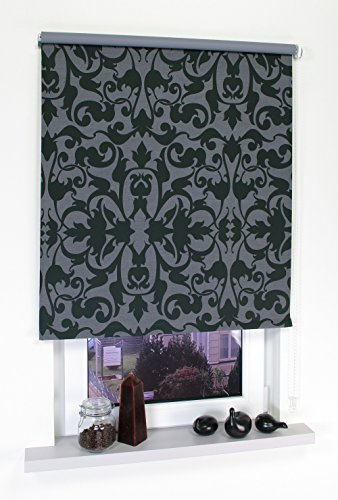 Liedeco® Rollo, Fenster Rollo, Kettenzug-Rollo / 112 x 180 cm (Breite x Höhe), Ornament/mit Dekor, Verdunkelnd, Abdunkelnd, Blickdicht/viele Farben, Größen und Typen/Variable Montage möglich