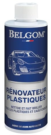 BELGOM 05.0500 rénovateur Plastiques, 500 ML - Il nettoie et Fait Briller l’intégralité des matières Plastiques et des caoutchoucs