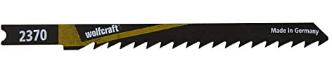 wolfcraft 2370000 2 Stichsägeblätter HCS Länge 80 mm